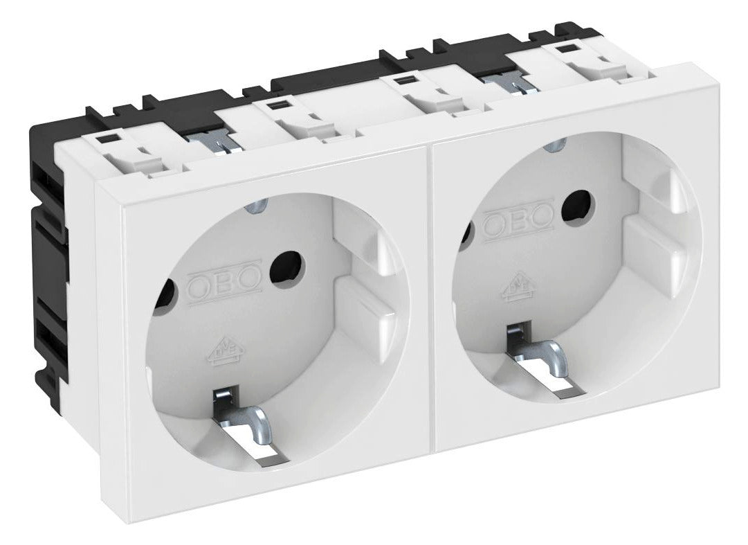 BETTERMANN Steckdose 2f rws mt GEB-K STD-D0 RW2 m.BS IP20