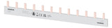 SIEMENS Phasenschiene 1ph 18mm 210mm 50A 5ST3602 10qmm Stift isol