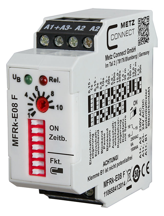 METZ CONNECT Zeitrelais 24-230V/AC 110658412014 180s-30h ansprVerz