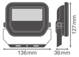 LEDVANCE LED-Anbaustrahler 8W Konv 1LED FL 10 P 8W 1K2LM 830 PS SY100 WT ws ws