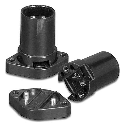 HOUBEN Illuminationsfassung sw E14 Kst 990019 BefestFuß