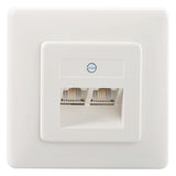 RUTENBECK Anschlussdose Cat3 2x2xRJ45 IAE/UAE 2x8(4) TRS Up rw rws Kanaleinb