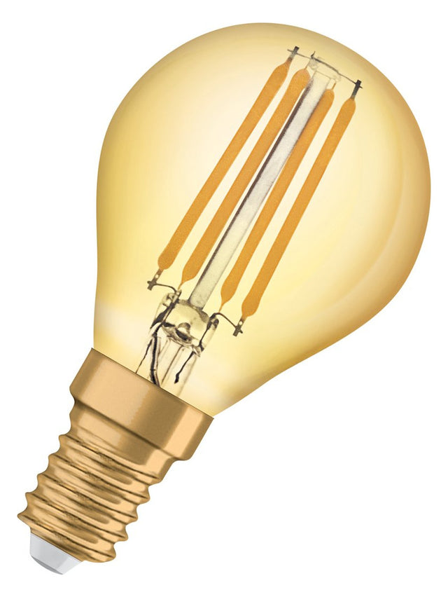 OSRAM LED-Kugellampe FM E14 4W 2400K ws Vintage 1906 Classic P 35 Filament 410lm