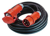 BACHMANN CEE-Verlängerung 5m 5x1,5qmm sw 344.170 16A IP44 CEE-Steck CEE-Kuppl