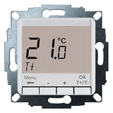 EBERLE Raumthermostat 230V 5A Wechsler UTE 4100-Rw-RAL9010-G-50 IP20 m.Display