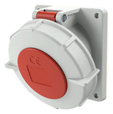 MENNEKES CEE-Anbausteckdose 5p 32A 6h 1808 400V/rt IP67 schraubl.Kl abgew Kst
