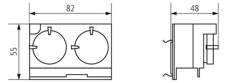THEBEN Schaltuhr mech 230VAC REG 2kan FRI 77 g-2 Wechs 24h Prog Potfrei.Kont
