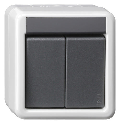 GIRA Tastsensor KNX AP gr 2f 2pkt WG 516130 inkl.Ankoppl
