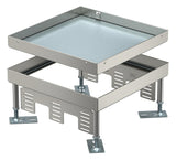BETTERMANN Kassette nivellierbar VA nass RKN3 9 VS 20 quadrat 244mm 105-150mm