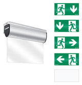 ESYLUX LED-Sicherheitsleuchte 3W Wandanb SLD EL LED 3h 32m IR SC/C WM 32m
