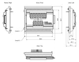 SIEMENS SPS-A/D E/A-Modul DC 9-36V 6ES7647-0KA01-0AA2 5digiEing 2digiAusg