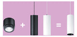 THORNECO LED-Einbaustrahler 9W Konv dim LED SPOT IP44 38° 68 850 930 A dim 1LED