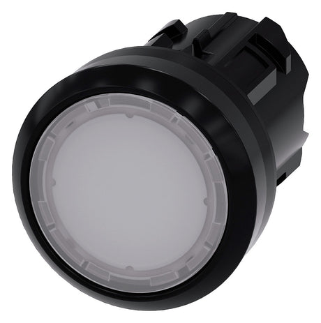 SIEMENS Drucktaster Front 1f ws bel.b 3SU1001-0AB60-0AA0  22mm rnd IP68