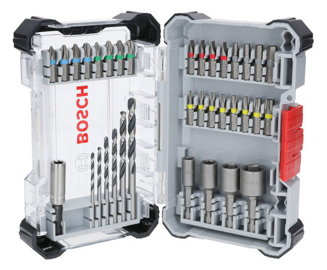 BOSCH-EW Werkzeugset 35tlg Bohrer 6xHSS 35PCEH/ME W/DI Box