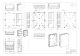 SPELSBERG Wandschrank Kst IP30 RAL7035 TKS 3625-11-o B361xH254xT111mm