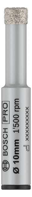 BOSCH-EW Diamant-Bohrkrone  10x33mm PRO CERAMIC DRY Steckachse 13 mm