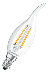 LEDVANCE LED-Kerzenlampe FM E14 4W 2700K LED Classic BA 40 Filament P 4W 827 ws