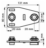 Walraven Schienenverbinder RapidStrut G2 T BUP - vormontiert | 665885213