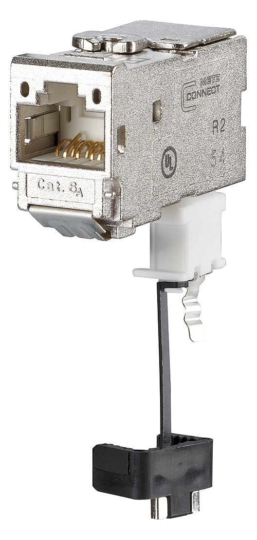 METZ CONNECT Modular-Buchse Cat6A RJ45 270° 130B12-E 26-22AWG Schirm rnd si