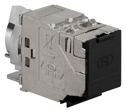 RUTENBECK Modular-Buchse Cat6A Feldkonf UM-Cat.6A iso 25/10G Schirm rnd litz