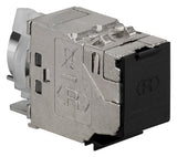 RUTENBECK Modular-Buchse Cat6A Feldkonf UM-Cat.6A iso 25/10G Schirm rnd litz