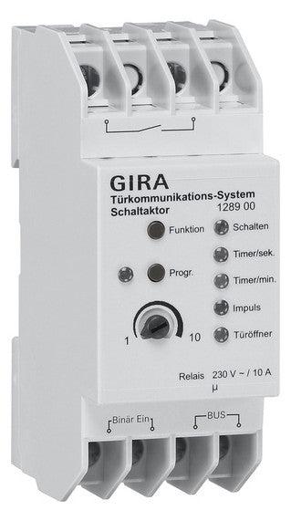 GIRA Schaltaktor REG 2TE 10A 230V Türko 128900