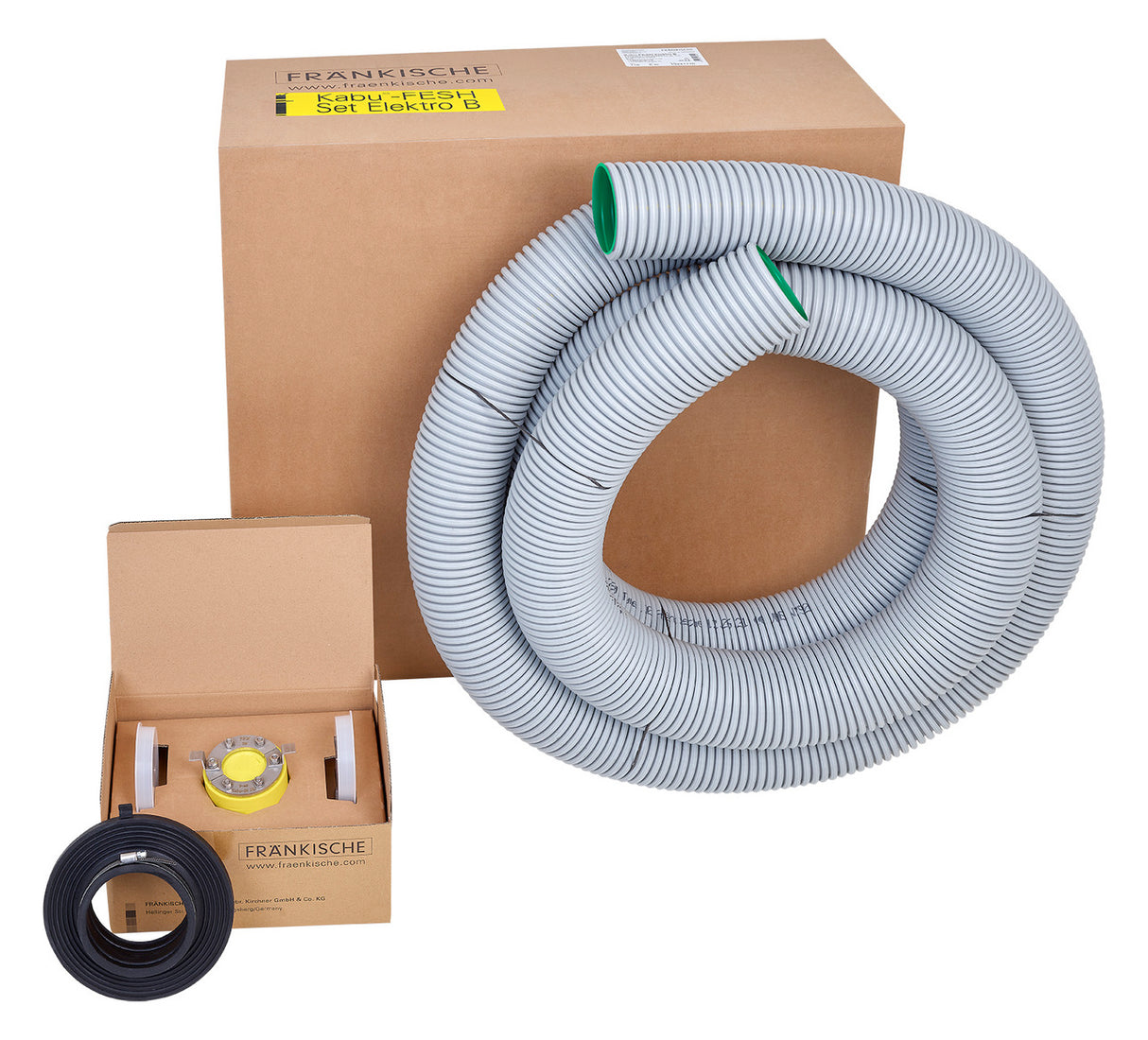 FRÄNKISCHE Mauerdurchführung  110mm Kabu-FESH Set Elektro 110/10 B Pressring