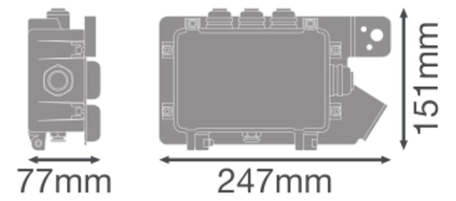 LEDVANCE Verteilerdose gr 247mm FL MAX CONNECTOR BOX