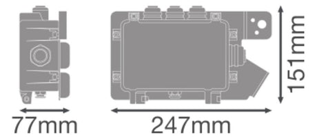 LEDVANCE Verteilerdose gr 247mm FL MAX CONNECTOR BOX