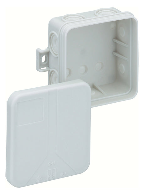 SPELSBERG Abzweigdose IP55 2,5qmm Kst Sd 7-L 75x75x37mm quadrat Wand/Decke