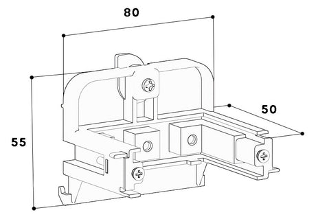 GGK Geräteeinbaudose GEB-K MH 50