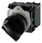 SIEMENS Wahlschalter 2stuf Knebel IP20 3SU1100-2BF10-1BA0  22,3mm 1S