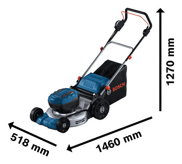 BOSCH-EW Akku-Rasenmäher 18V 46mm 60l Professional GRA 18V2-46 (solo, C) Siche