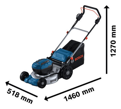 BOSCH-EW Akku-Rasenmäher 18V 46mm 60l Professional GRA 18V2-46 (solo, C) Siche