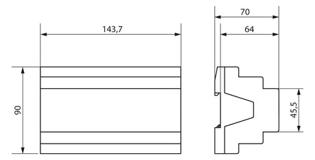 THEBEN Heizungsaktor KNX REG 12Ausg HM 12 T KNX 0,45A 24-250V Handschaltung