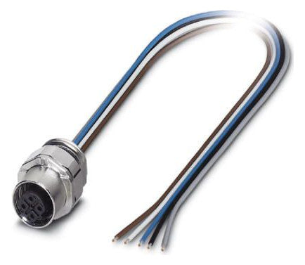 PHOENIX Rundsteckverbinder 500mm 5p 60V SACC-EC-FSB-5CON-M16/0,5 SCO 4A IP67
