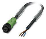 PHOENIX Sensor-Aktorkabel 3p 5m M12 ger SAC-3P- 5,0-PUR/M12FS P Female fr.Ende