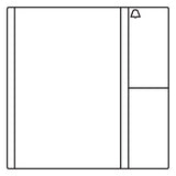 SIEDLE Tastenmodul 1+n 1RT anthgr TM 612-1 AG 99x99x27mm