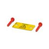 PHOENIX Klemmenmarkierung ge RM=10mm WS 4-10 Blitzpfeil/Attention/Danger