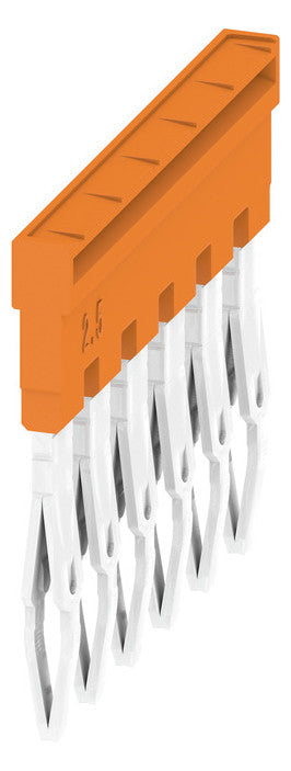 WEIDMÜLLER Querverbinder 6p or steckb ZQV 2.5N/6 isol 24A m.Berühr.schutz