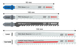 BOSCH-EW Stichsägeblatt Edst Holz Kst 2607011438 CU/Ni/Zn Stahl
