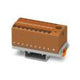 PHOENIX Verteilerblock 0,14-2,5qmm 19kl PTFIX 6/18X2,5-NS35 BN 1Etage br 24A
