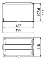 BETTERMANN Stoßverbinder LF-K 120mm ST PLM SIC 1220 FS Stift hfr f.Funkterh