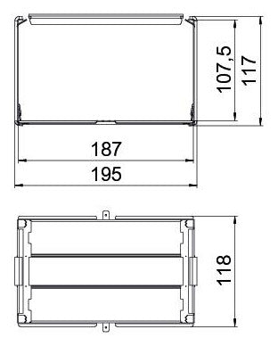 BETTERMANN Stoßverbinder LF-K 120mm ST PLM SIC 1220 FS Stift hfr f.Funkterh