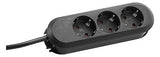 BACHMANN Steckdosenleiste 3f sw 3m 35° 388.171 IP20 1,5qmm