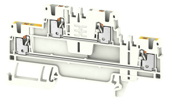 WEIDMÜLLER Reihenklemme 0,5-1,5qmm 2kl A2T 1.5 KNX WT-YL 2Etagen bg 17,5A TS35