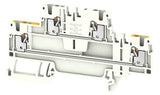 WEIDMÜLLER Reihenklemme 0,5-1,5qmm 2kl A2T 1.5 KNX WT-YL 2Etagen bg 17,5A TS35