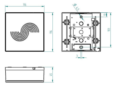 GROTHE Gong 8-12V/AC 83dB elektromech GONG 465A Bw/va-c Kst IP20 edst
