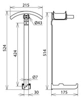 DEHN SE Haltevorrichtung ST 525mm HV EKV ES40