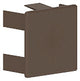 GGK Endstück LF-K 40x40mm li/re Kst sbr LFG 40x40-ES RAL8014 unbeh